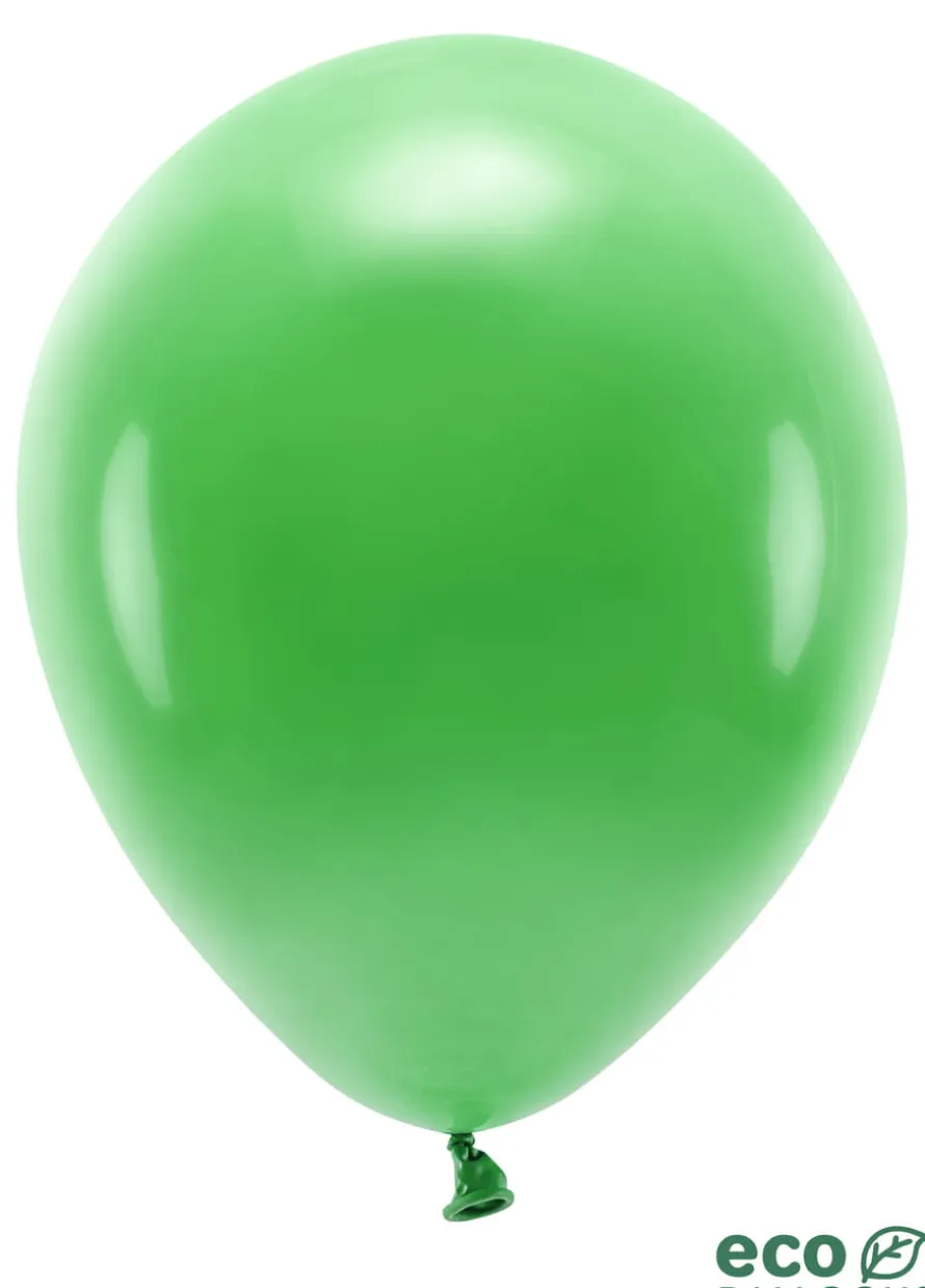 Balony ekologiczne zielone 30cm (10szt.)