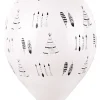 Balony gumowe INDIAŃSKIE białe (5szt.)