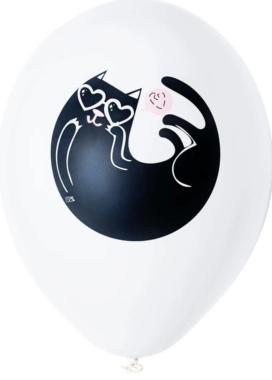 Balony gumowe KOTEK (5szt.)