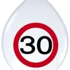 Balony gumowe ZNAK 30 (8szt.)