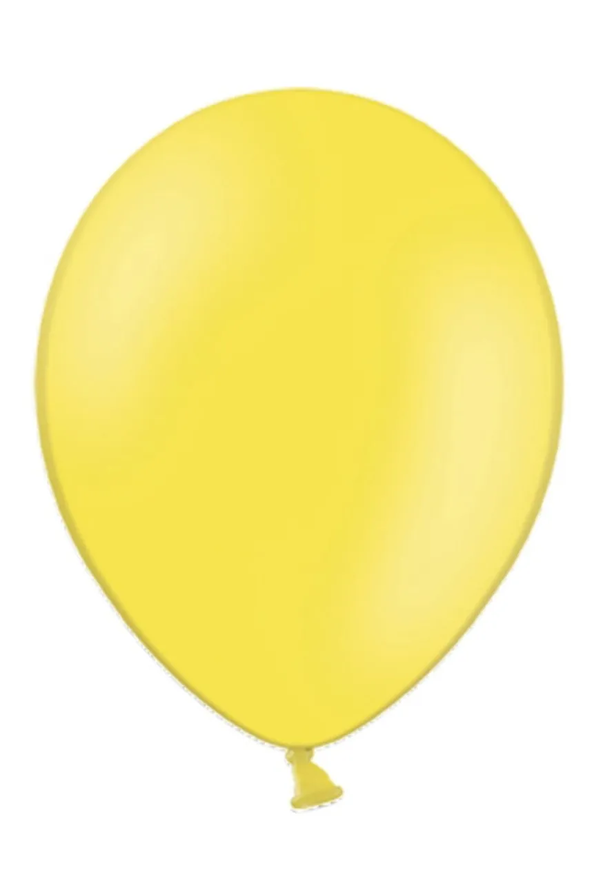 Balony JASNOŻÓŁTE pastelowe 23cm (100szt.)