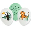 Balony lateksowe na urodziny safari GET WILD (6szt.)