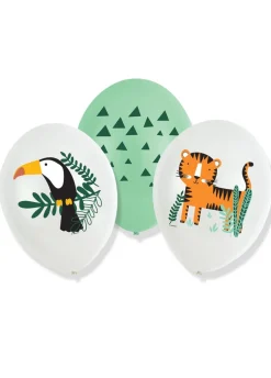 Balony lateksowe na urodziny safari GET WILD (6szt.)