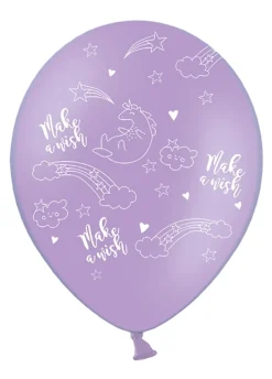 Balony MAKE A WISH - JEDNOROŻEC 30cm (50szt.)