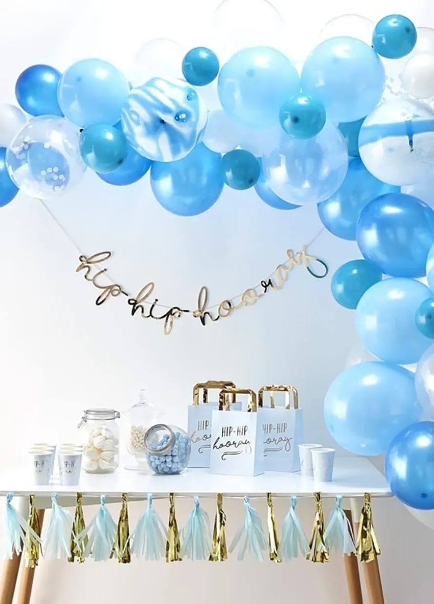 Balony METALIC jasnoniebieskie 30cm (10szt.)
