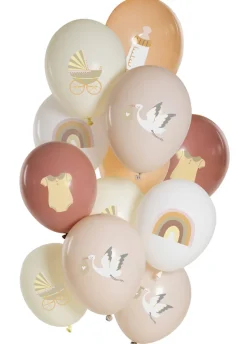 Balony na baby shower SWEET BABY (12szt.)