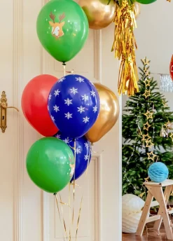 Balony na Boże Narodzenie RENIFER 30cm (6szt.)