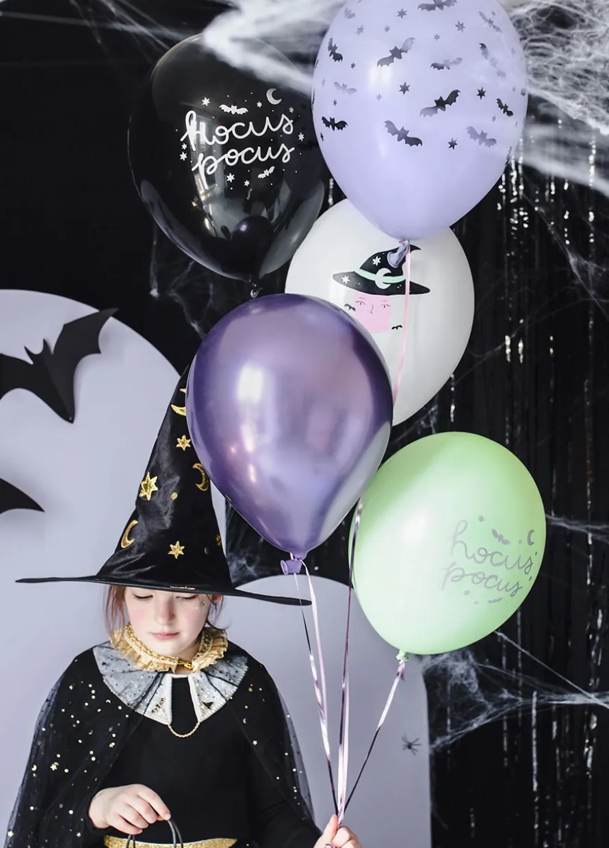 Balony na halloween CZAROWNICA (6szt.)