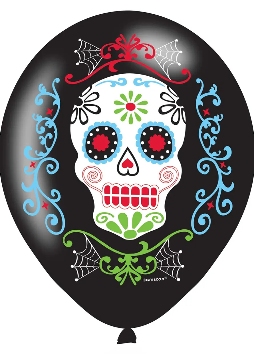 Balony na Halloween Dia de los Muertos