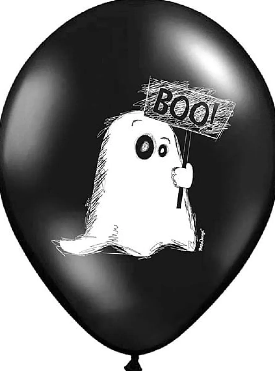 Balony na Halloween DUSZEK 30cm (6szt.)
