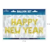Balony napis HAPPY NEW YEAR złote