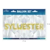 Balony napis SYLWESTER złote