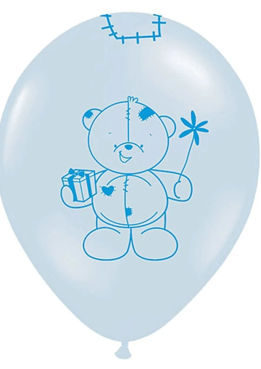 Balony NA ROCZEK dla chłopca niebieskie 30cm (6szt.)