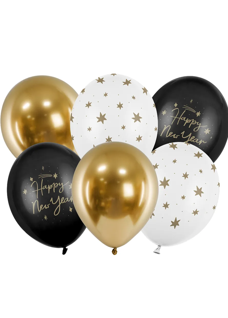 Balony na sylwestra HAPPY NEW YEAR 30 cm