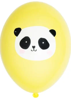 Balony PANDA żółte (5szt.)
