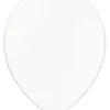 Balony pastelowe BIAŁE 23cm (50szt.)