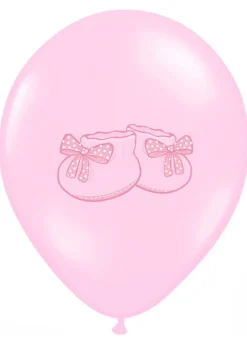 Balony pastelowe BUCIK różowe (6szt.)