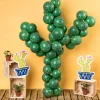 Balony pastelowe CIEMNOZIELONE 30cm (50szt.)