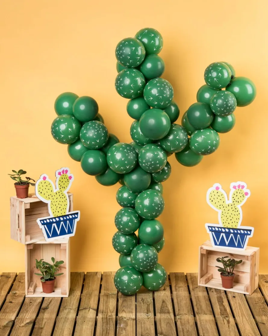 Balony pastelowe CIEMNOZIELONE 30cm (50szt.)