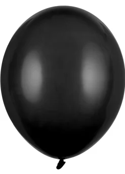 Balony pastelowe czarne 30cm (50szt.)