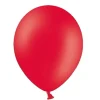 Balony pastelowe CZERWONE 12cm (100szt.)