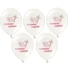 Balony pastelowe I KOMUNIA białe balony na komunię 27cm (50szt.)