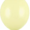 Balony pastelowe jasnożółte 23cm (100szt.)