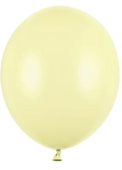 Balony pastelowe jasnożółte 23cm (100szt.)