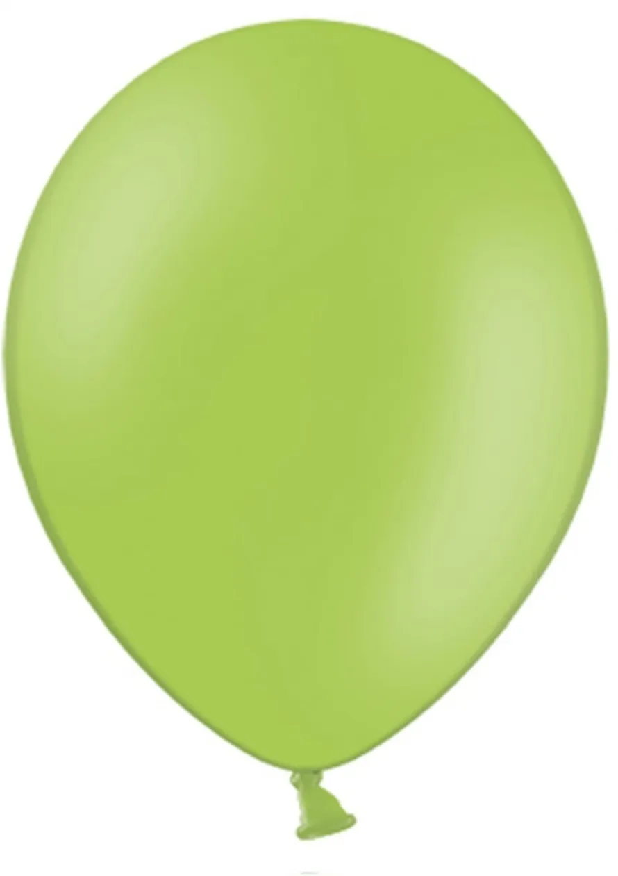 Balony pastelowe JASNOZIELONE 30cm (100szt.)