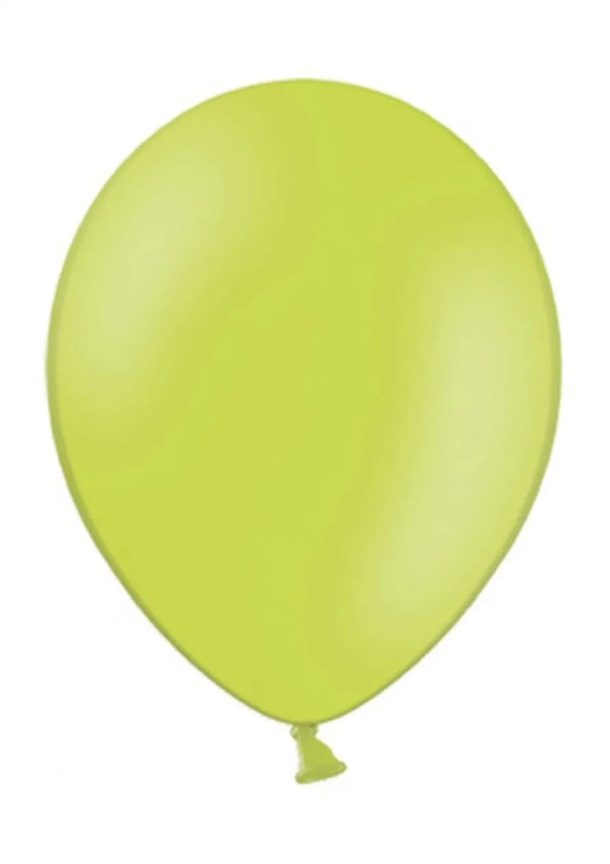 Balony pastelowe LIMONKOWA ZIELEŃ 23cm (100szt.)