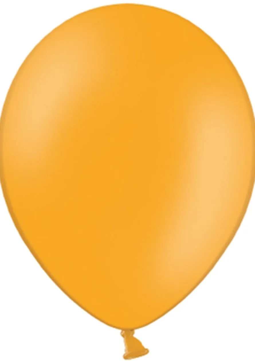 Balony pastelowe POMARAŃCZOWE 30cm (100szt.)