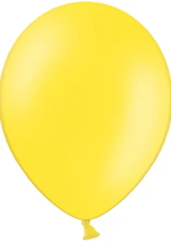 Balony pastelowe ŻÓŁTE lemon 30cm (100szt.)