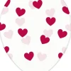 Balony SERDUSZKA ciemnoróżowe 30cm (6szt.)
