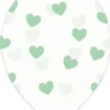 Balony SERDUSZKA turkusowe 30cm (50szt.)