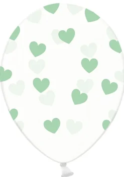 Balony SERDUSZKA turkusowe 30cm (50szt.)