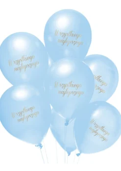 Balony urodzinowe WSZYSTKIEGO NAJLEPSZEGO (5szt.)