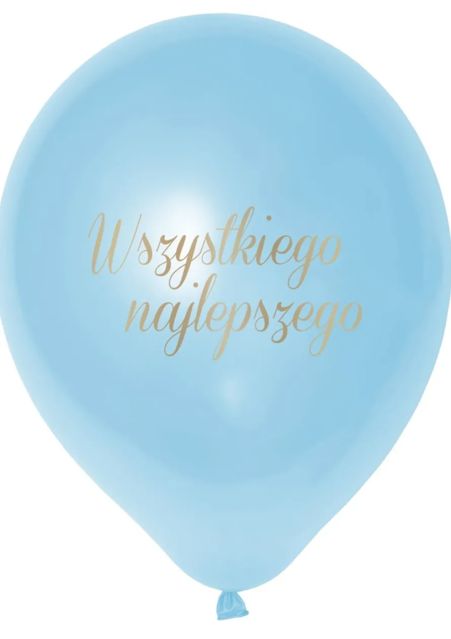 Balony urodzinowe WSZYSTKIEGO NAJLEPSZEGO (5szt.)