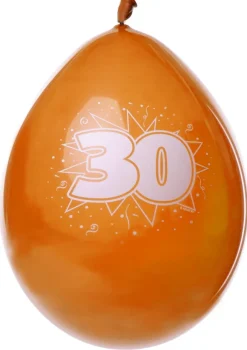 Balony 30 URODZINY (8szt.)