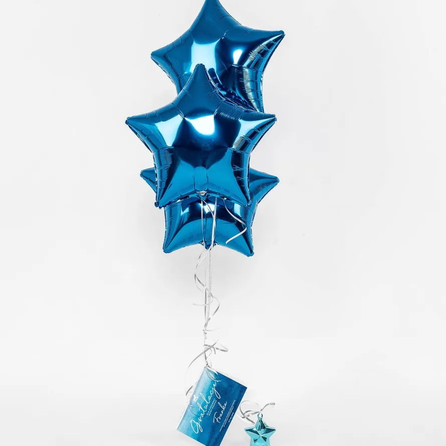 Balony w pudełku + kartka GRATULACJE Z OKAZJI NARODZIN DZIECKA