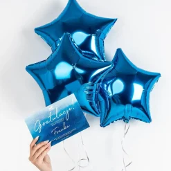 Balony w pudełku + kartka GRATULACJE Z OKAZJI NARODZIN DZIECKA