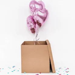 Balony w pudełku + kartka GRATULACJE NA NARODZINY DZIECKA