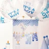 Balony z konfetti na baby shower IT'S A BOY (6szt.)