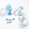 Balony z KONFETTI srebrnym 30cm (3szt.)