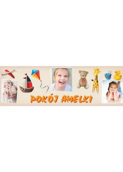 Baner dekoracja do pokoju dziecka ZDJĘCIE