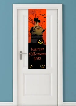 Baner halloween GROBOWIEC -125cm x 38cm