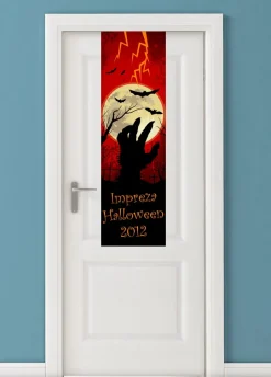 Baner halloweenowy WILKOŁAK personalizowana dekoracja