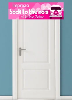 Baner HIPPIE PARTY 2 - 125cm x 38cm