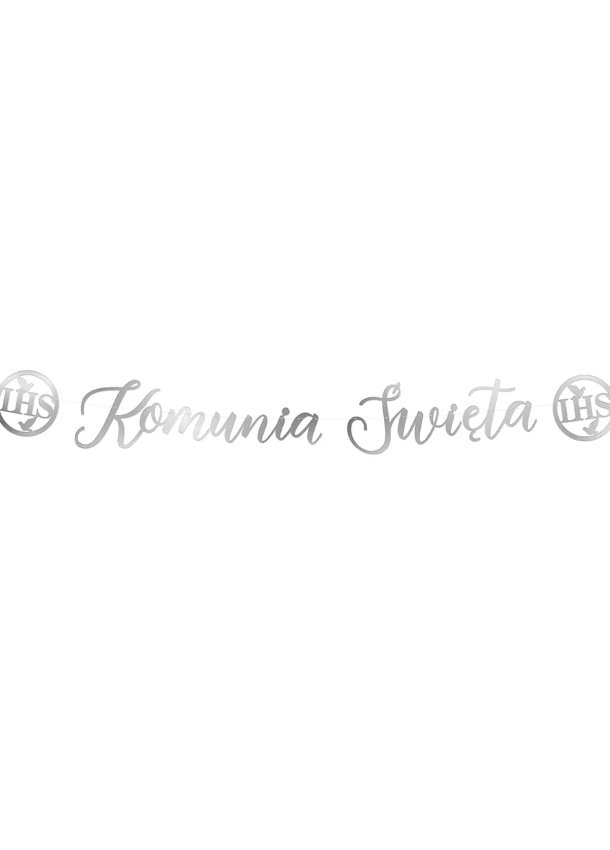 Baner na komunię IHS