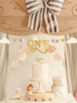 Baner urodzinowy ONE MYSZKI 3m