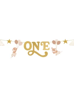 Baner urodzinowy ONE MYSZKI 3m
